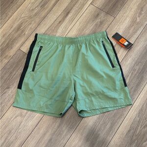 Men's Green Athletic Shorts